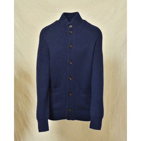 Gilet en laine bleu AT.P.CO