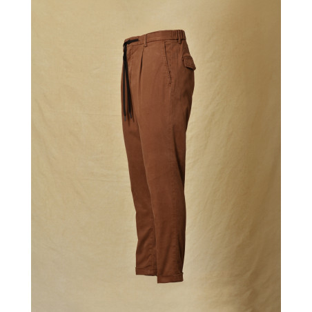 Pantalon en coton brique Outfit