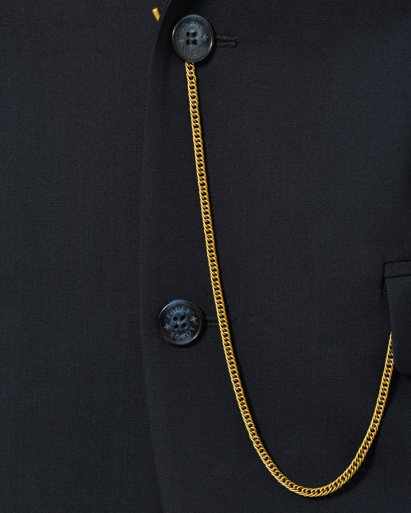 Veste en laine bleue Lords & Fools