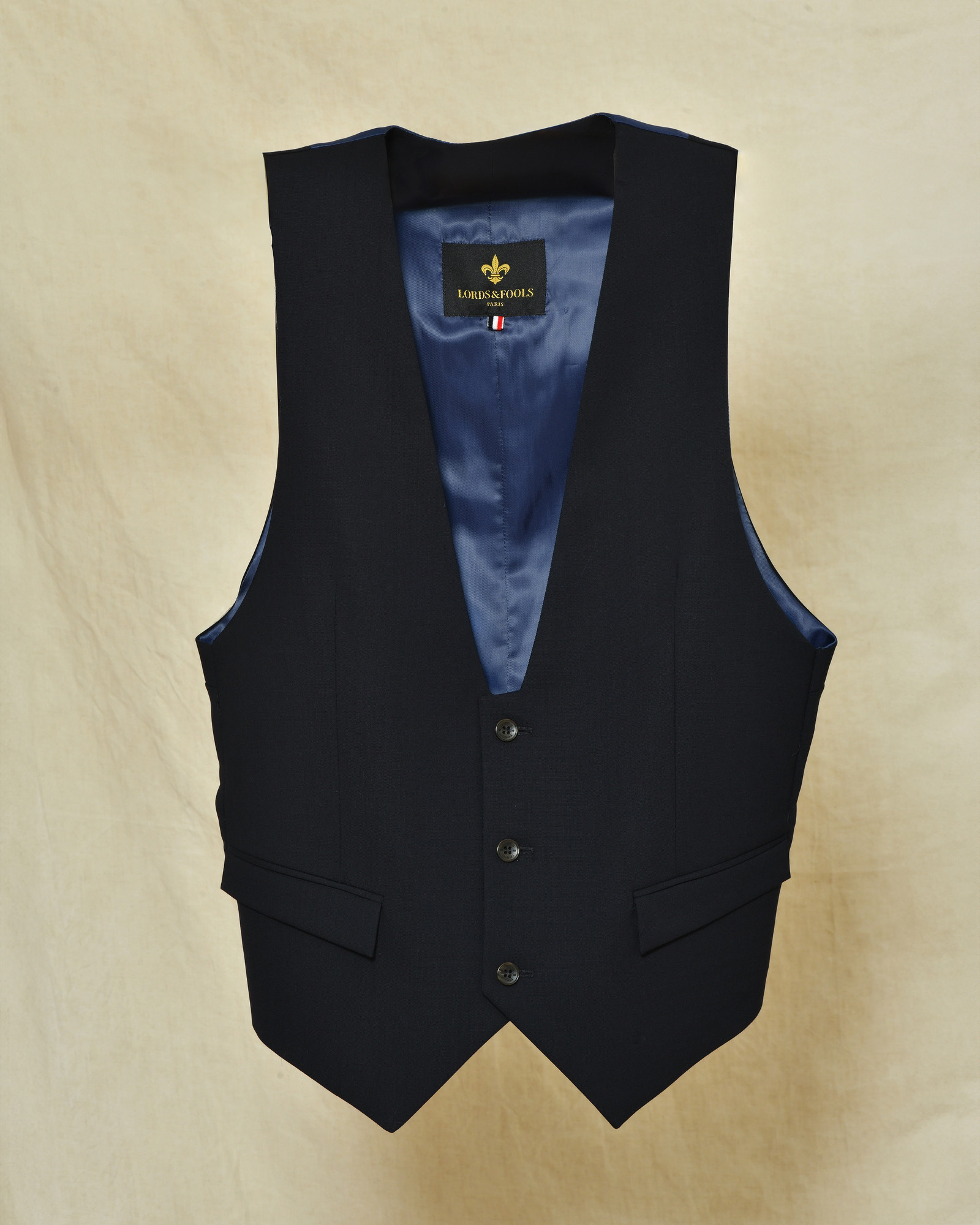 Gilet en laine bleu Lords & Fools