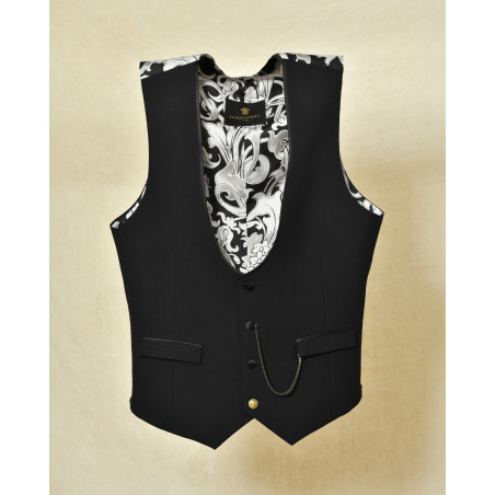 Gilet en laine noir Lords & Fools