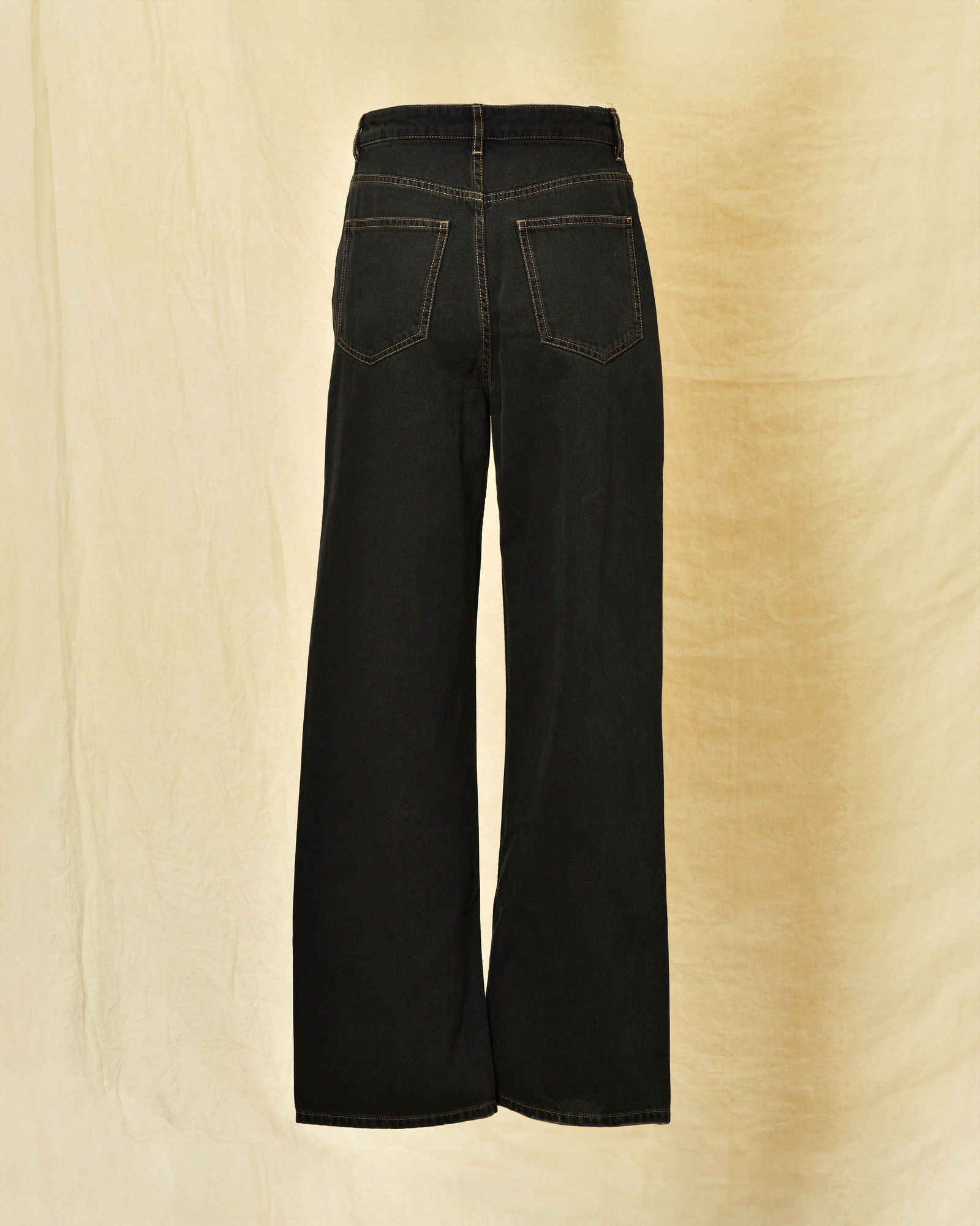 Jean en coton noir Chloé Stora