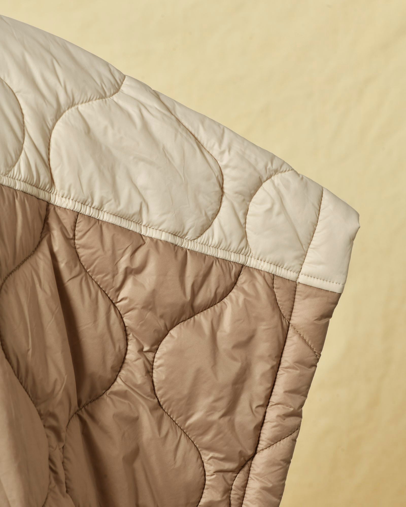 Poncho matelassé bicolore Daniele Fiesoli