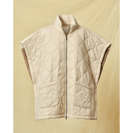 Poncho matelassé bicolore Daniele Fiesoli