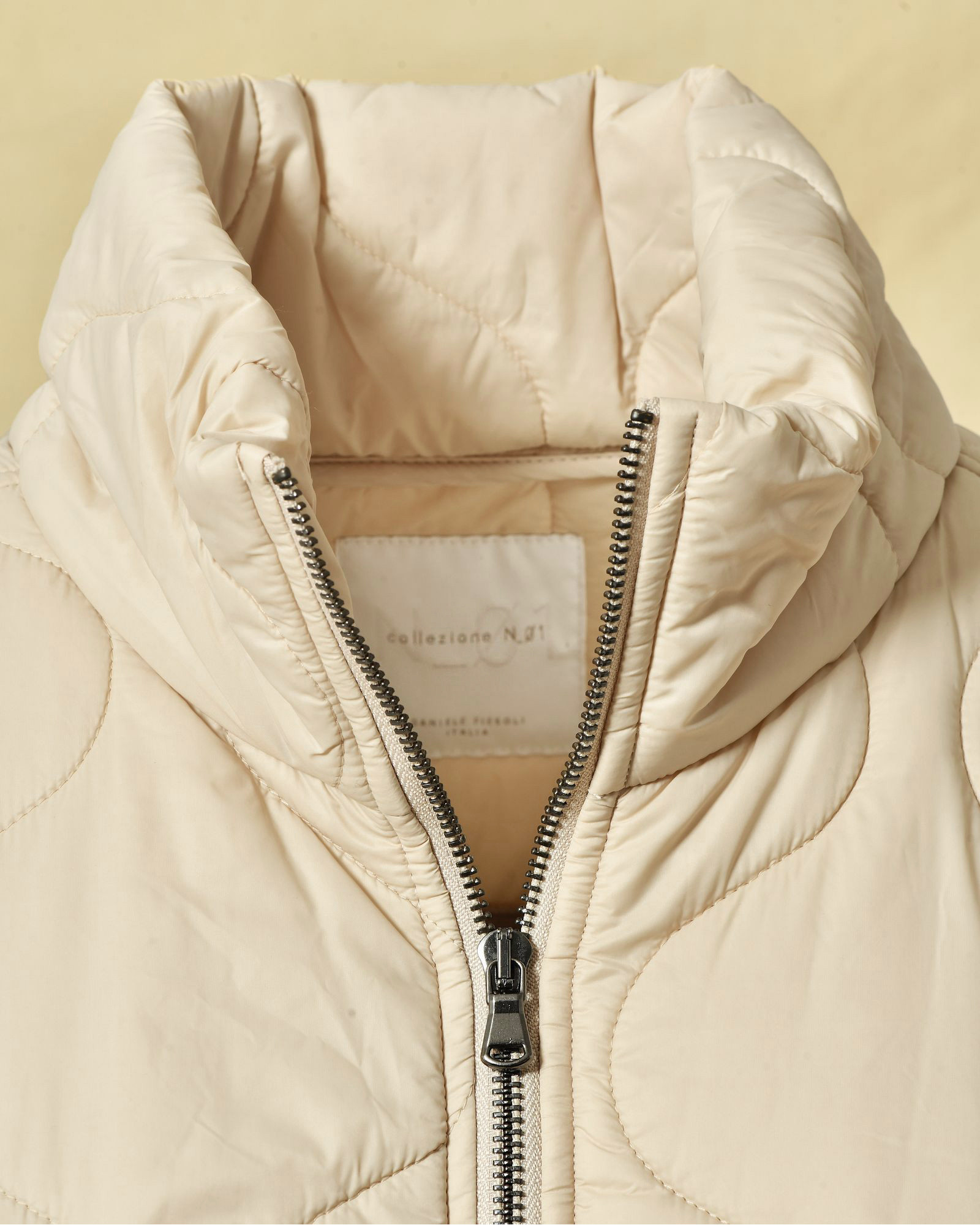 Poncho matelassé bicolore Daniele Fiesoli