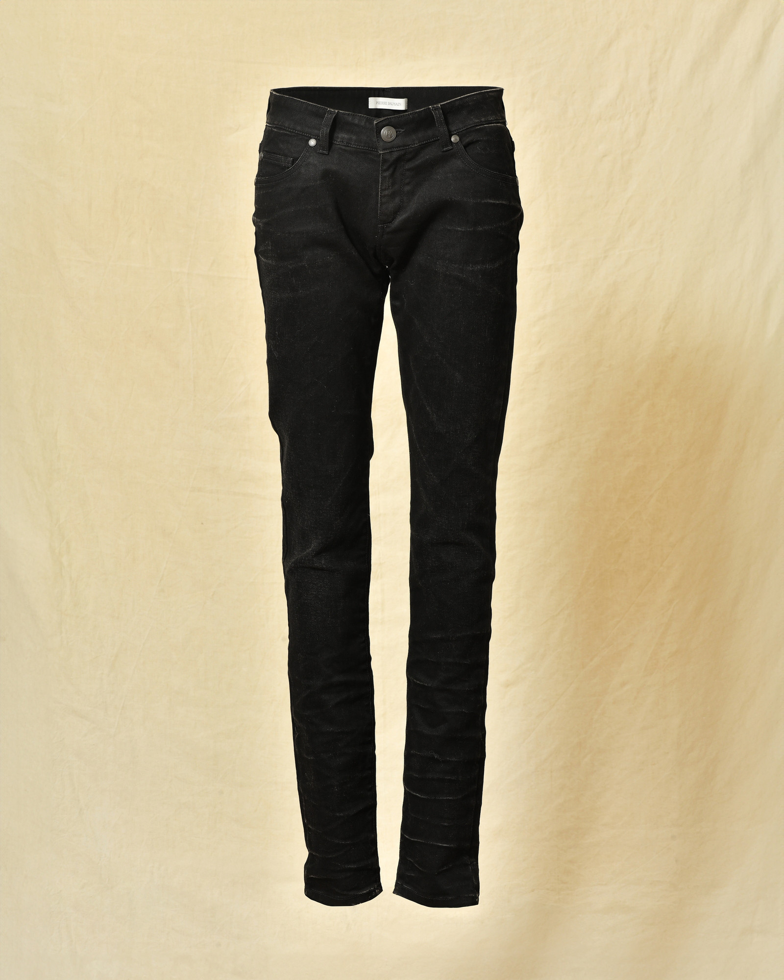 Jean noir slim délavé Balmain