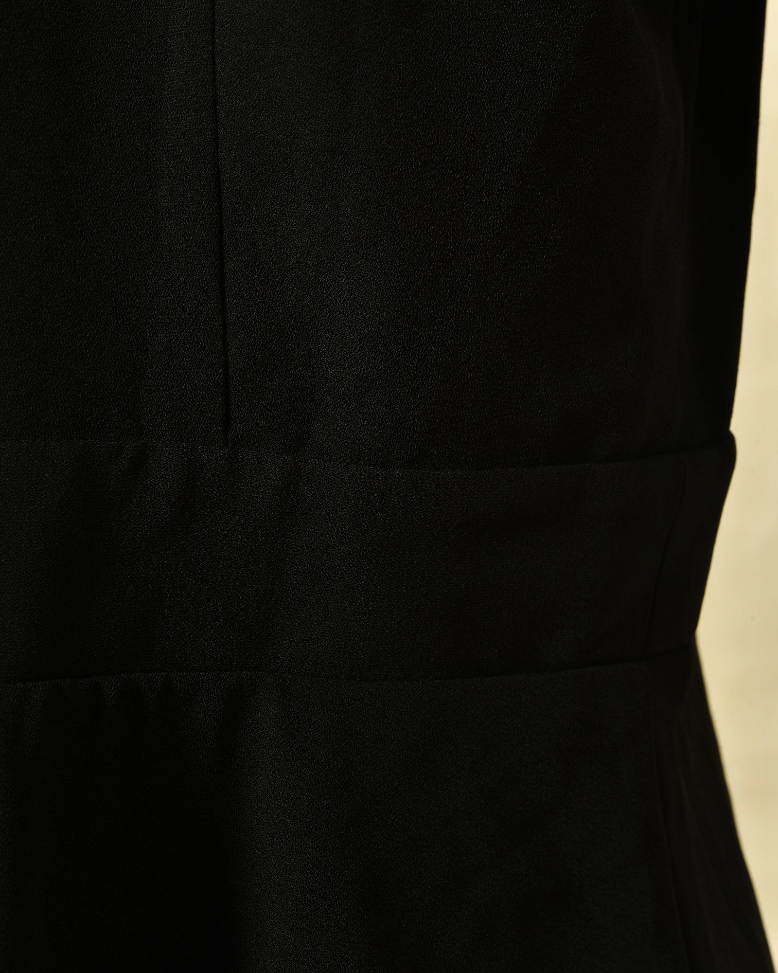 Top en crêpes noir à zip fantaisie Michael Kors