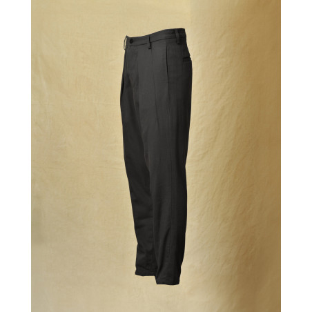 Pantalon en coton gris Ixos