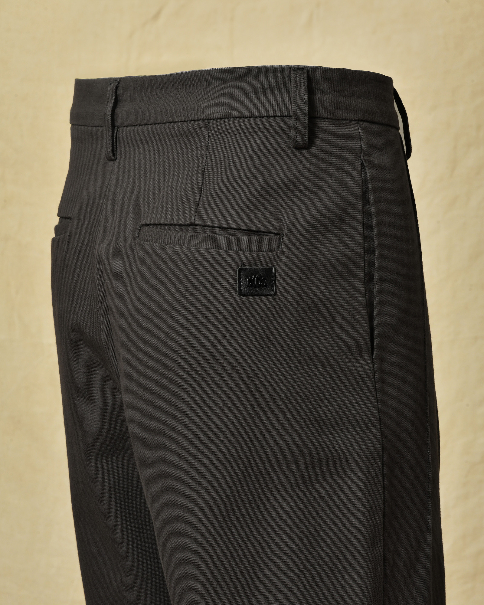 Pantalon en coton gris Ixos