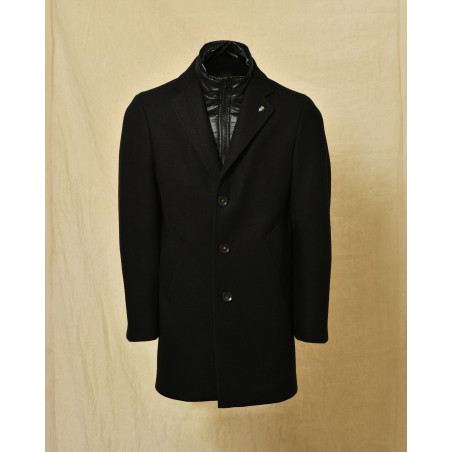 Pardessus noir Berry & Brian