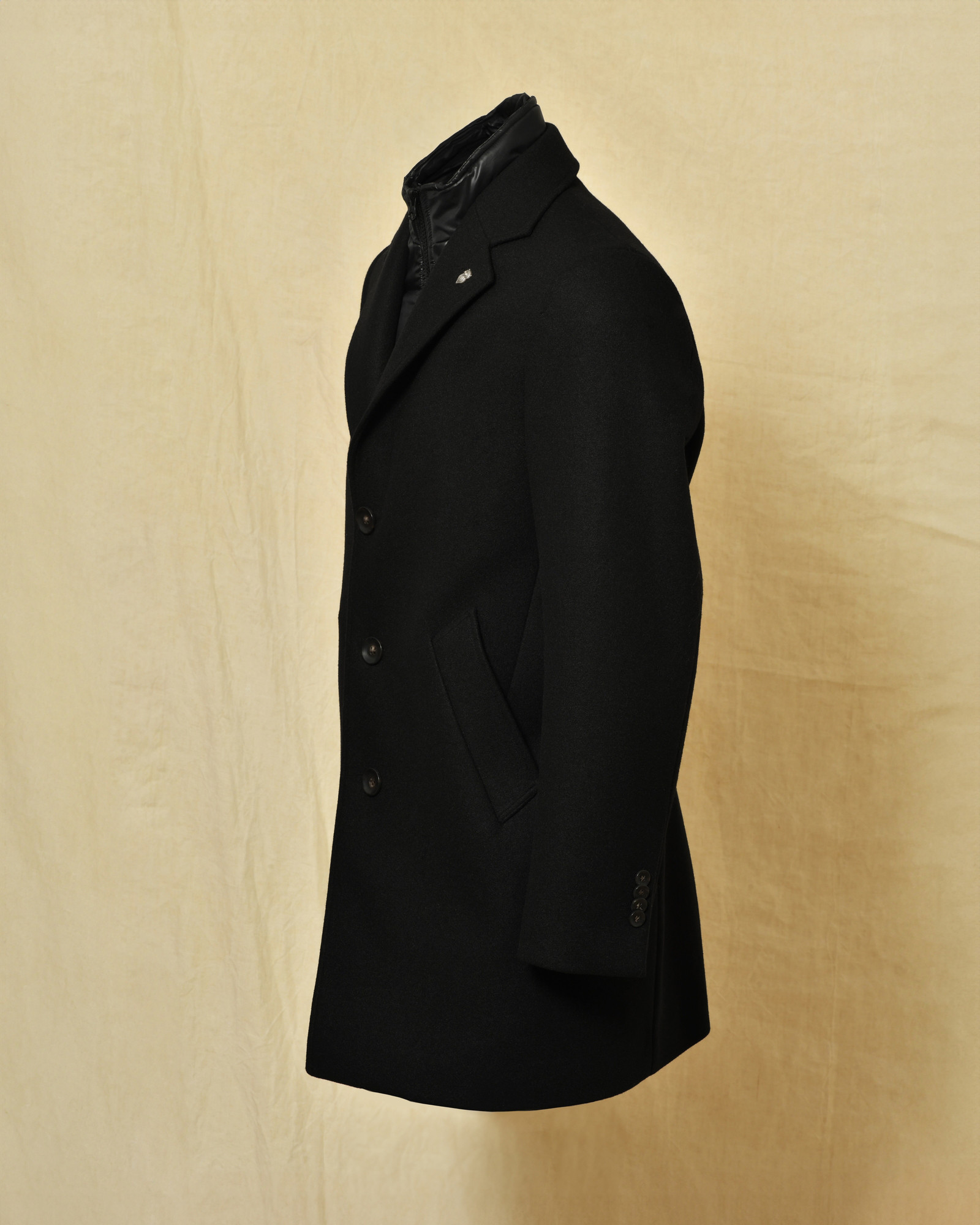 Pardessus noir Berry & Brian