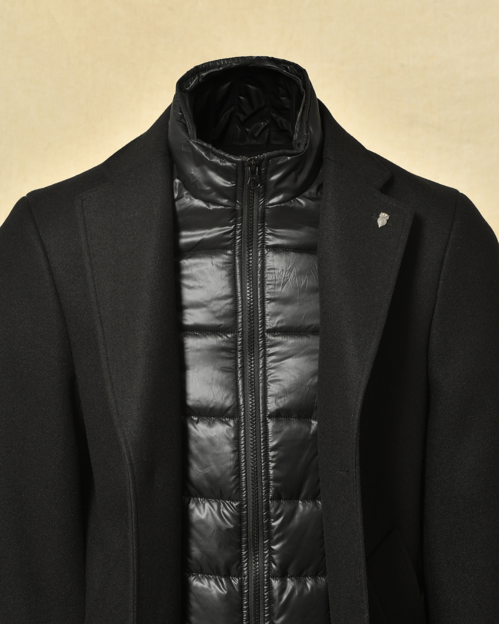 Pardessus noir Berry & Brian