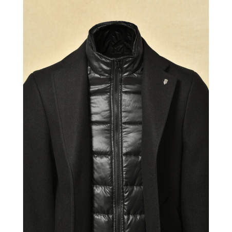 Pardessus noir Berry & Brian