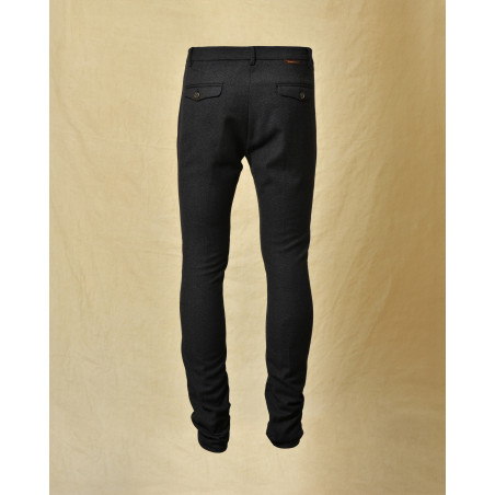 Pantalon en laine bleu à motifs True NYC