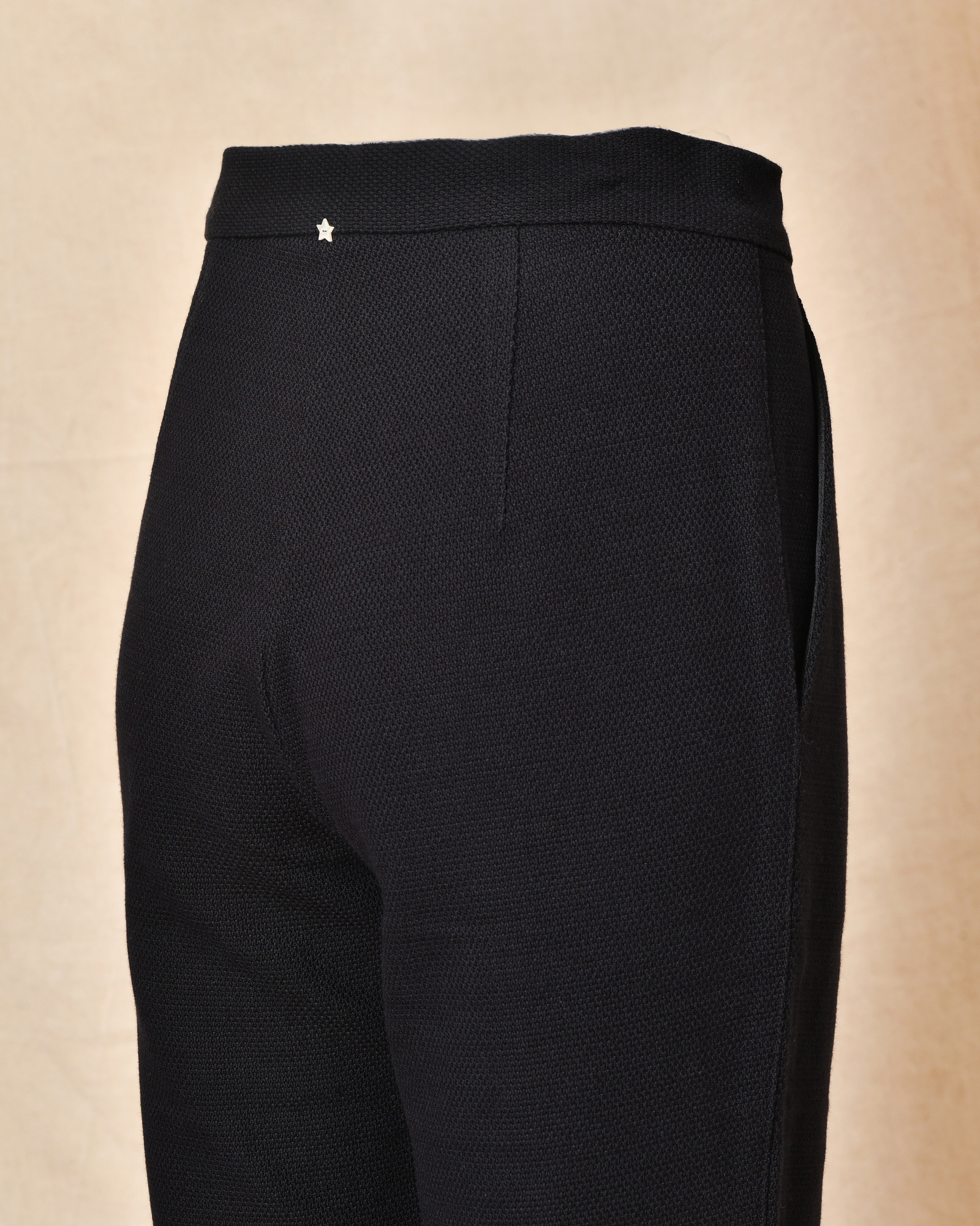 Pantalon en coton bleu Lorena Antoniazzi