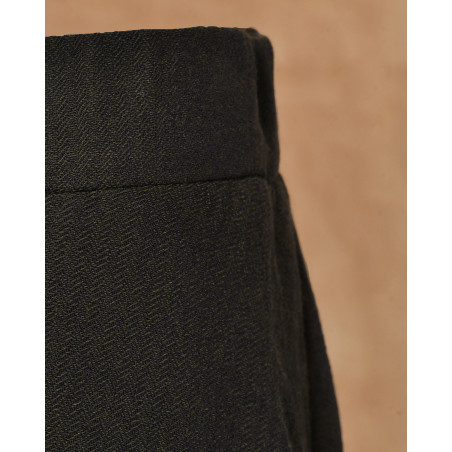 Jupe kaki à motifs Diega