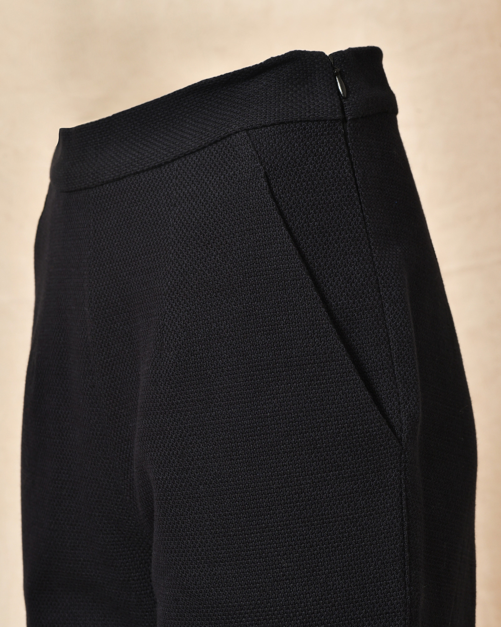 Pantalon en coton bleu Lorena Antoniazzi