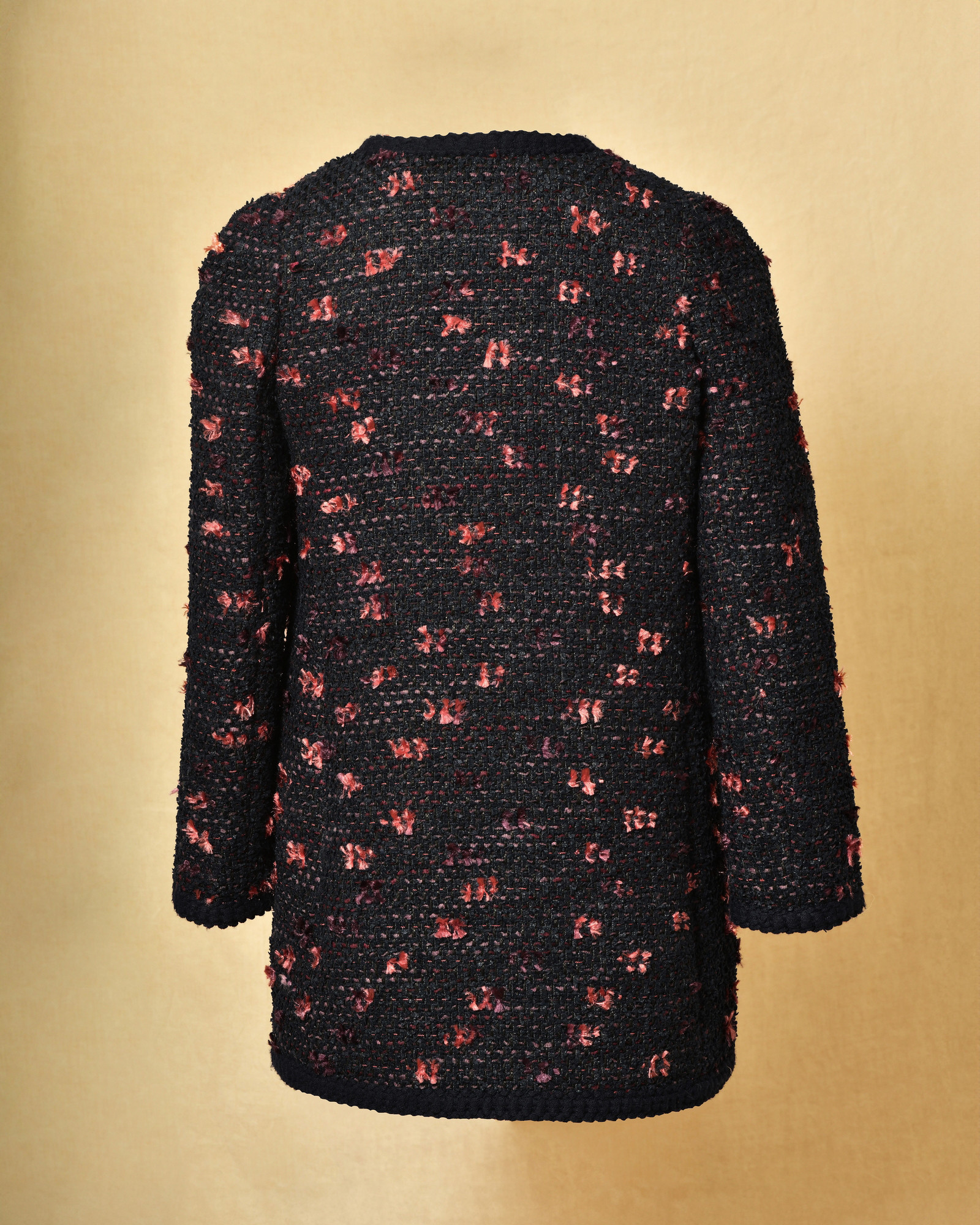 Manteau en tweed bleu Edward Achour