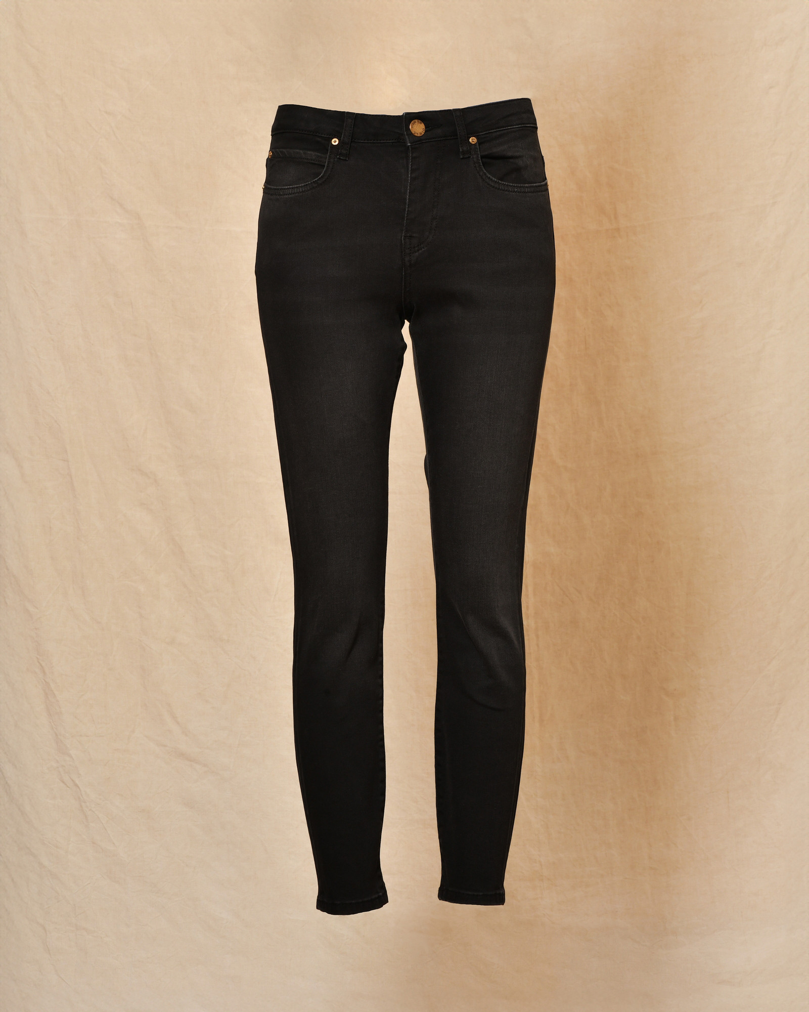 Pantalon en denim noir Pinko