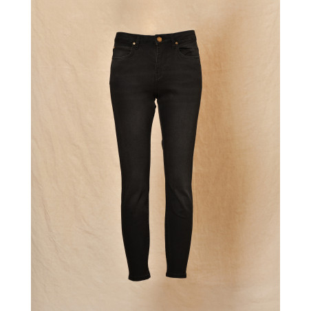 Pantalon en denim noir Pinko