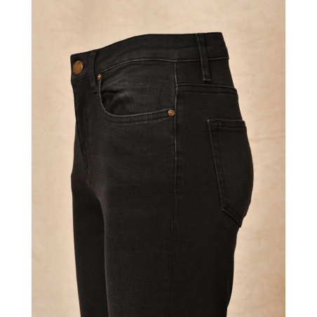 Pantalon en denim noir Pinko