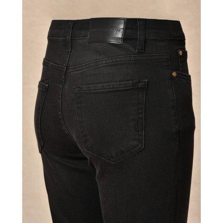 Pantalon en denim noir Pinko