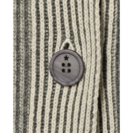 Cardigan long en laine, cachgemire et soie Lorena Antoniazzi