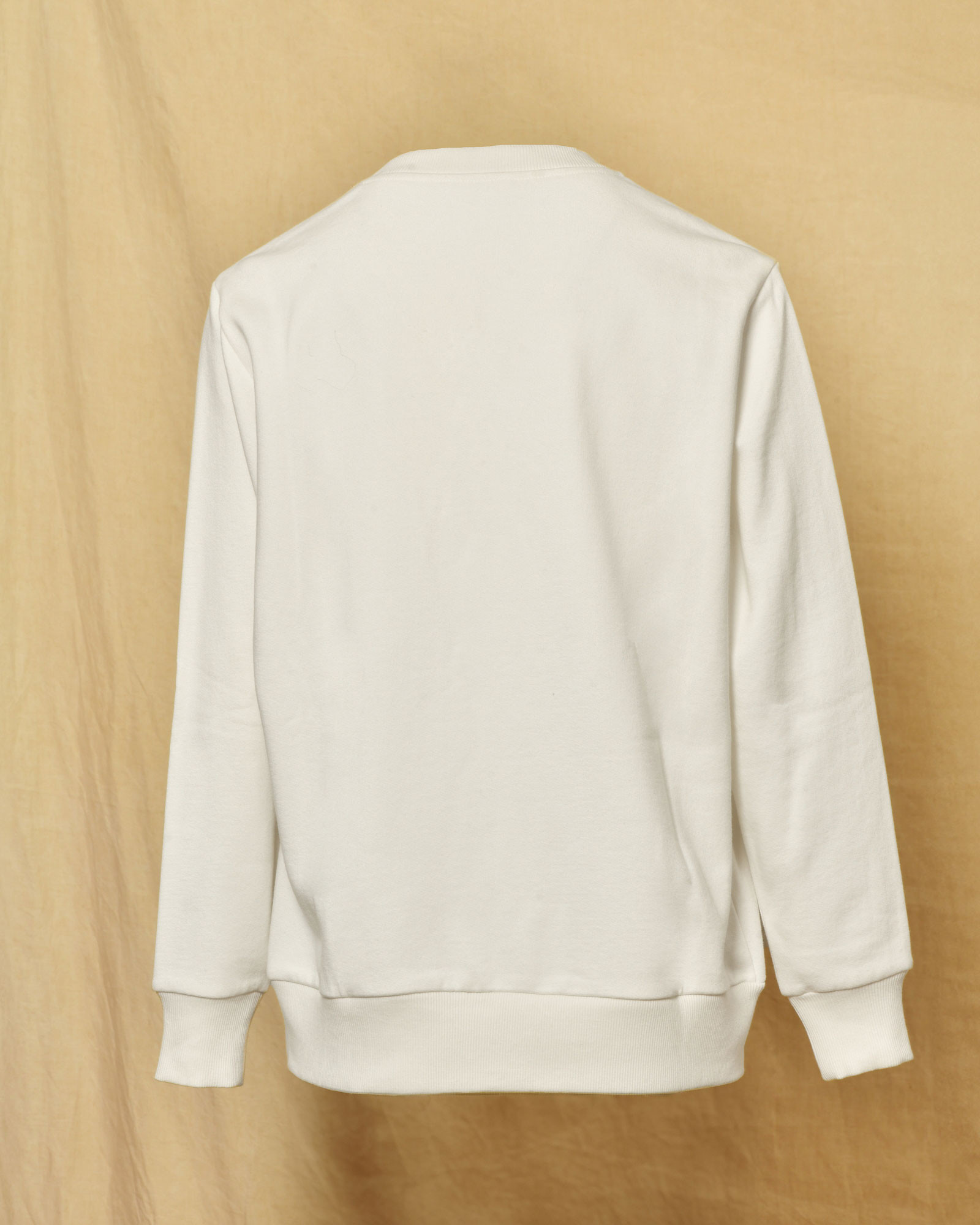 Sweat en coton blanc à strass Parosh