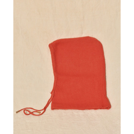 Cagoule en angora orange Ka