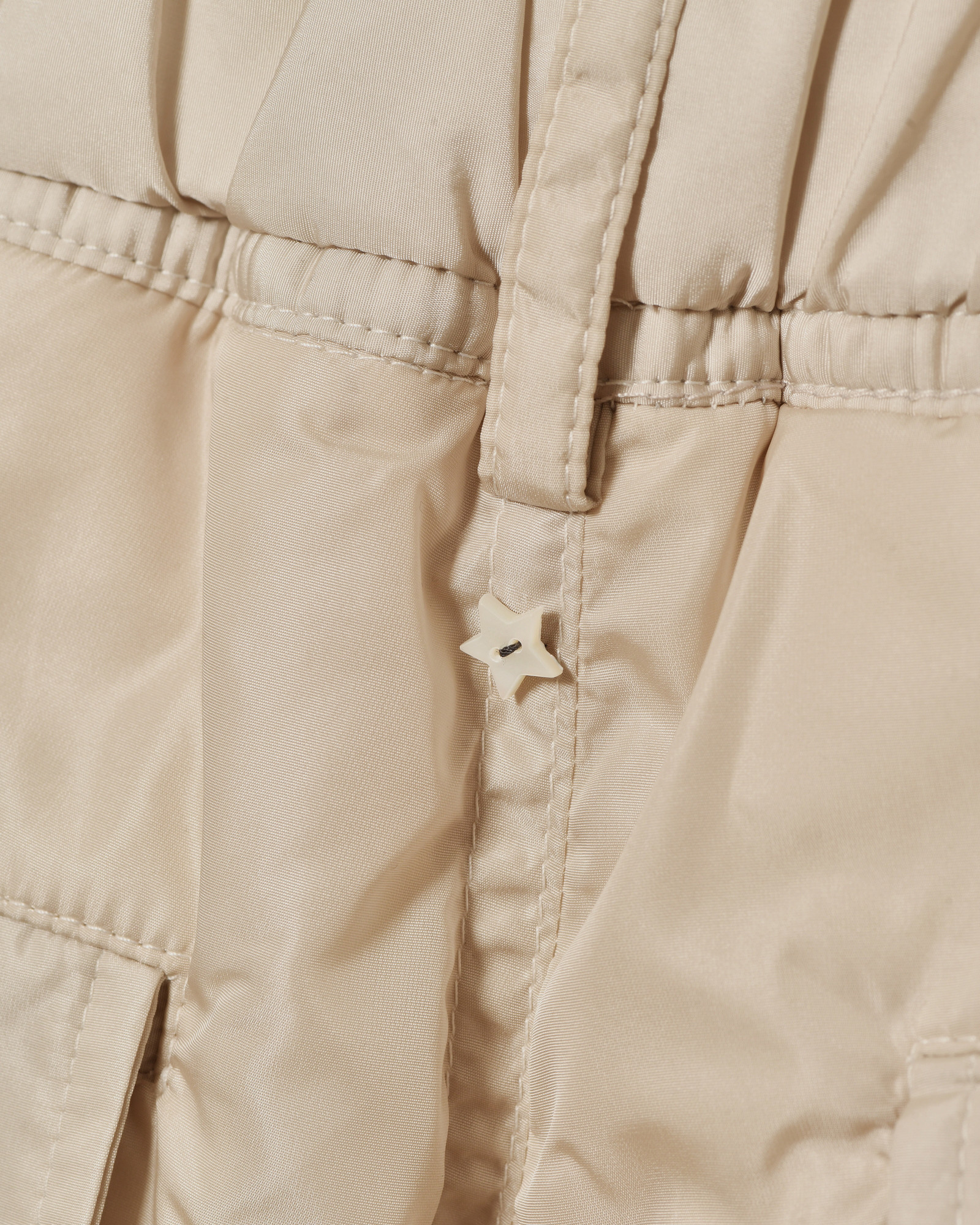 Pantalon cargo en tissu beige Lorena Antoniazzi