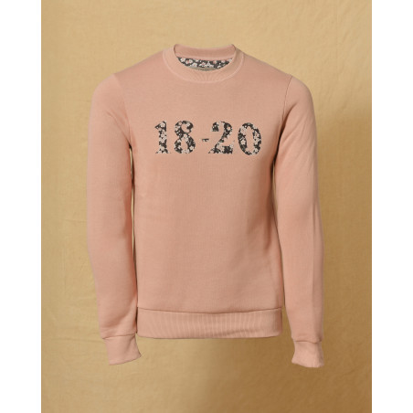 Sweat en coton rose Ly Adams