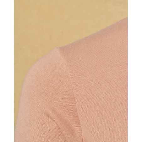 Sweat en coton rose Ly Adams
