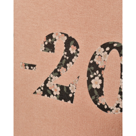 Sweat en coton rose Ly Adams