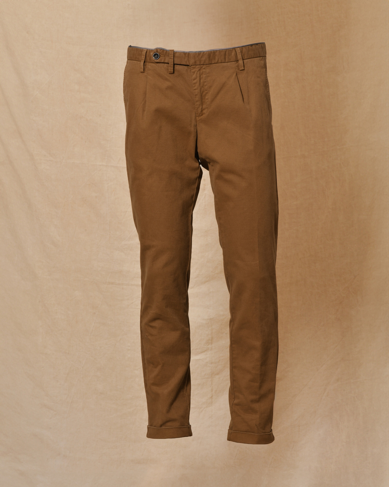Pantalon en coton camel AT.P.CO