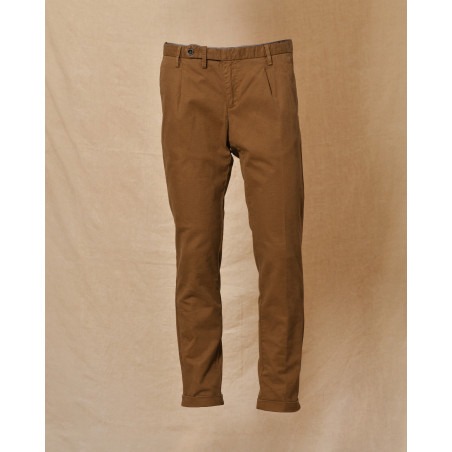 Pantalon en coton camel AT.P.CO