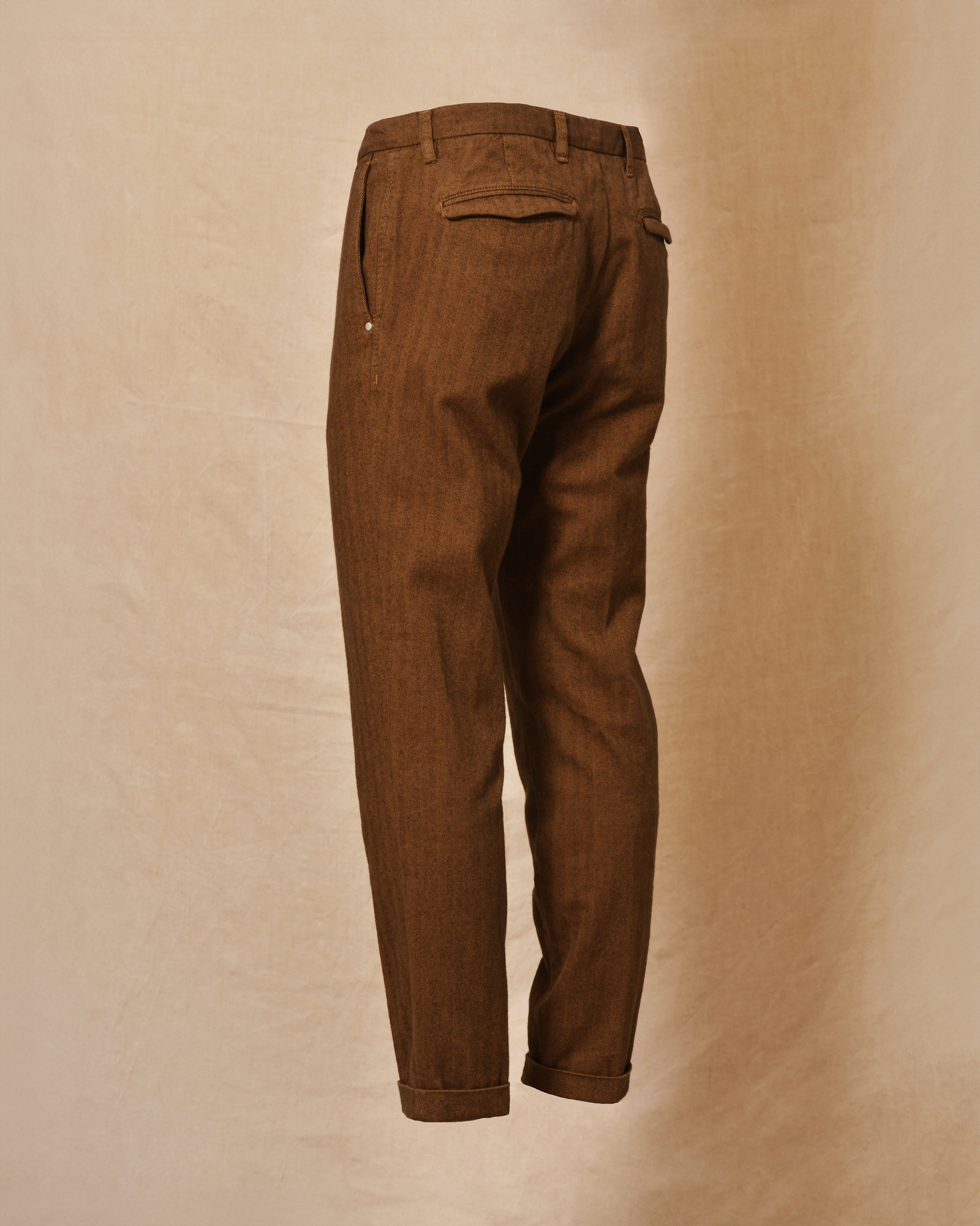 Pantalon en coton brique AT.P.CO