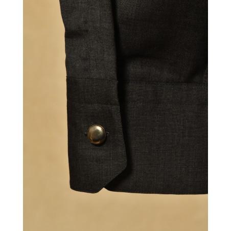 Chemise grise col français Pancaldi B