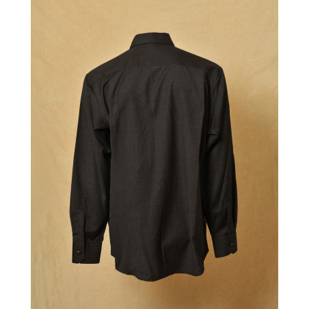 Chemise grise col français Pancaldi B