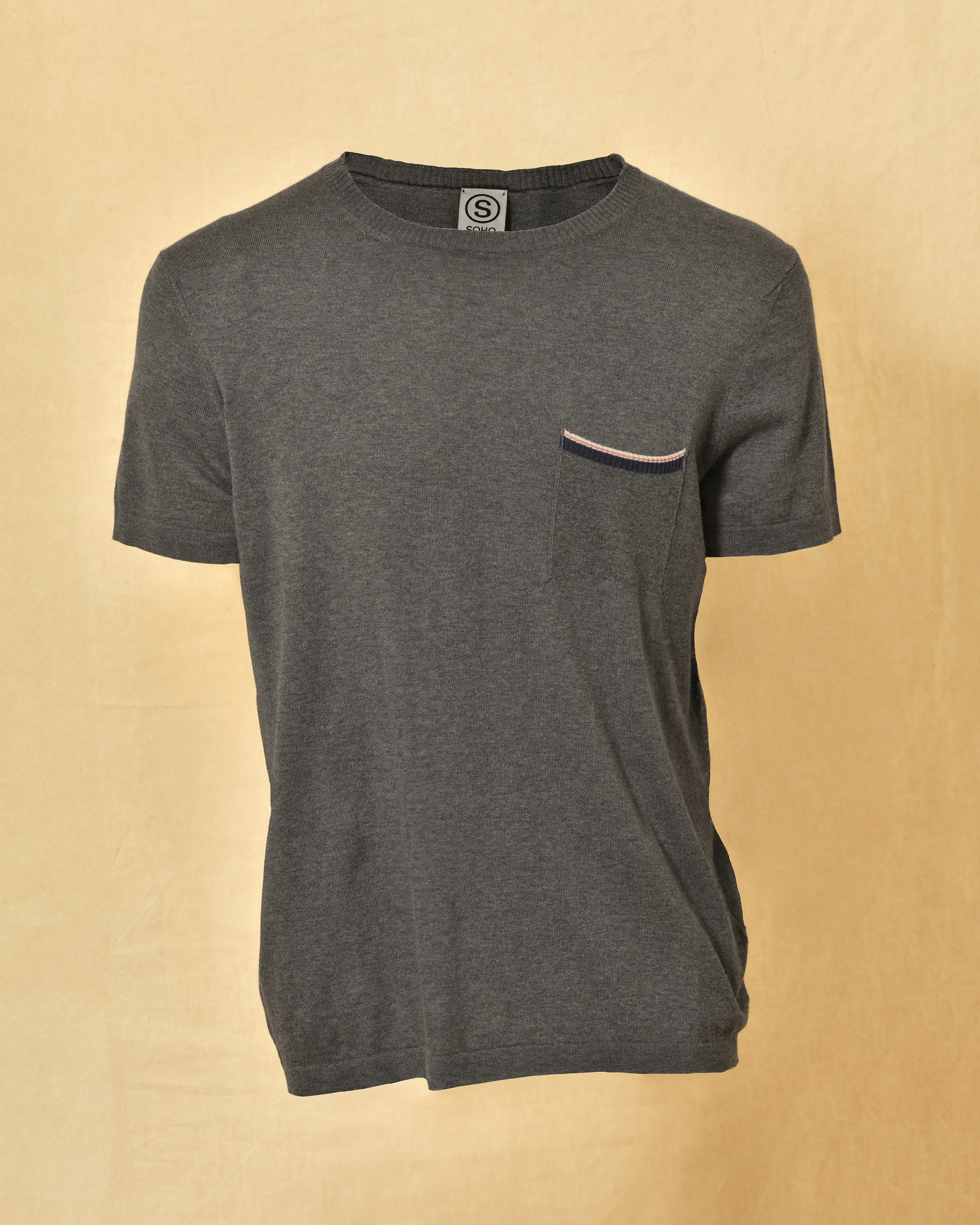 Maille en coton gris Soho