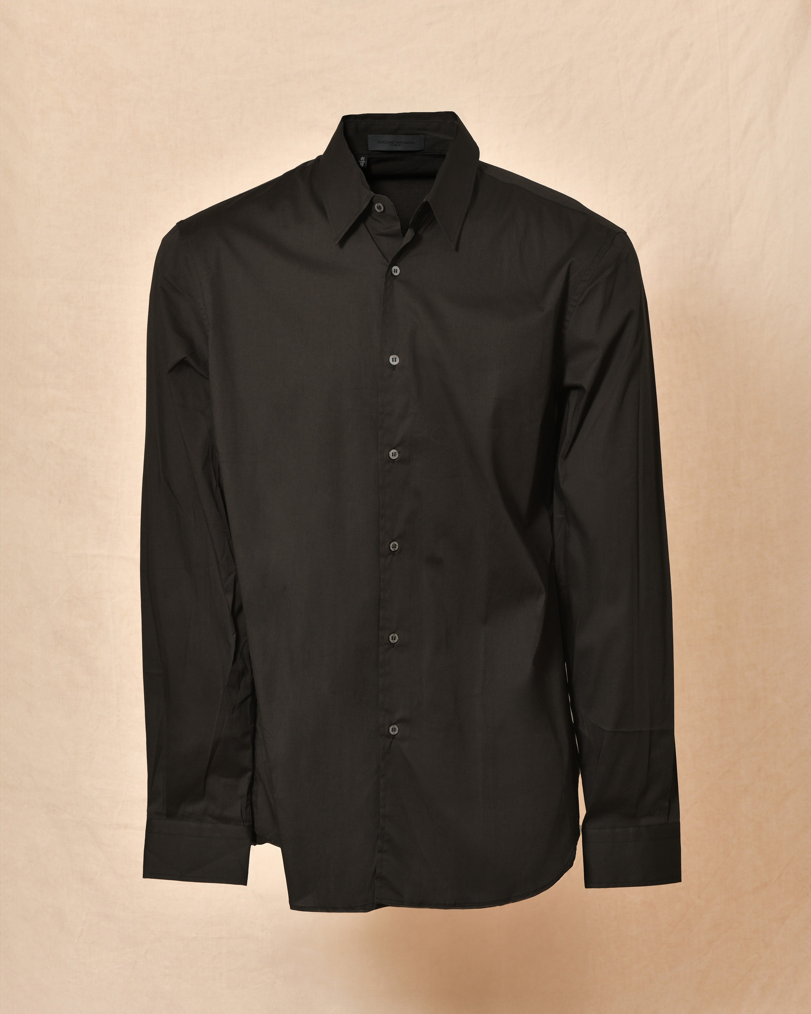 Chemise en coton noir Costume National