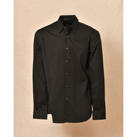 Chemise en coton noir Costume National