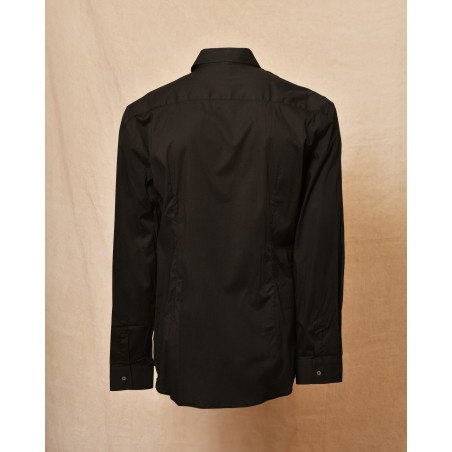 Chemise en coton noir Costume National