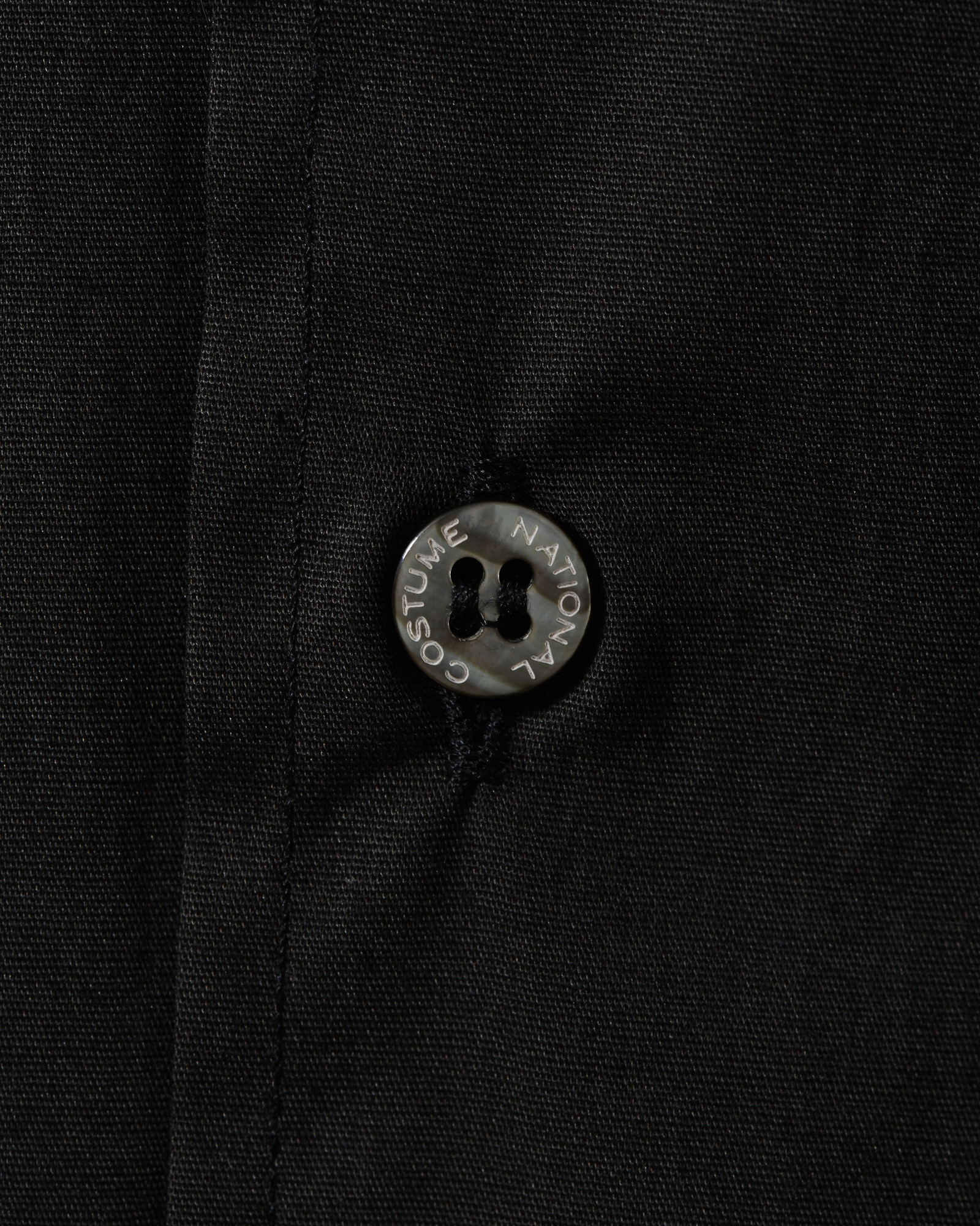 Chemise en coton noir Costume National