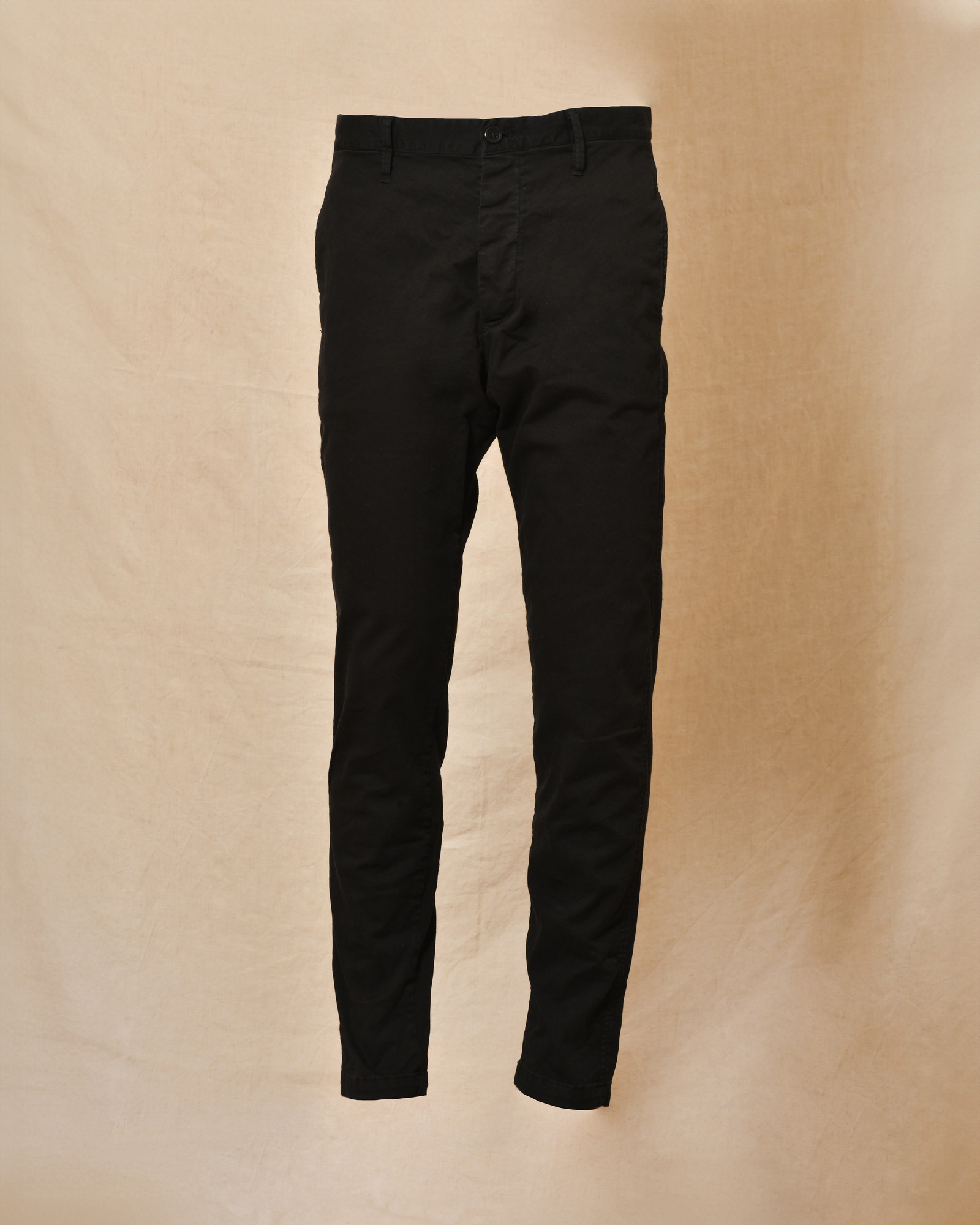 Pantalon en coton noir Maurizio Massimino