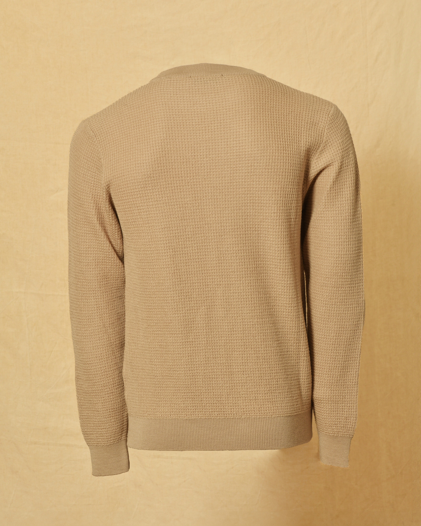 Pull en laine beige Wool & Co