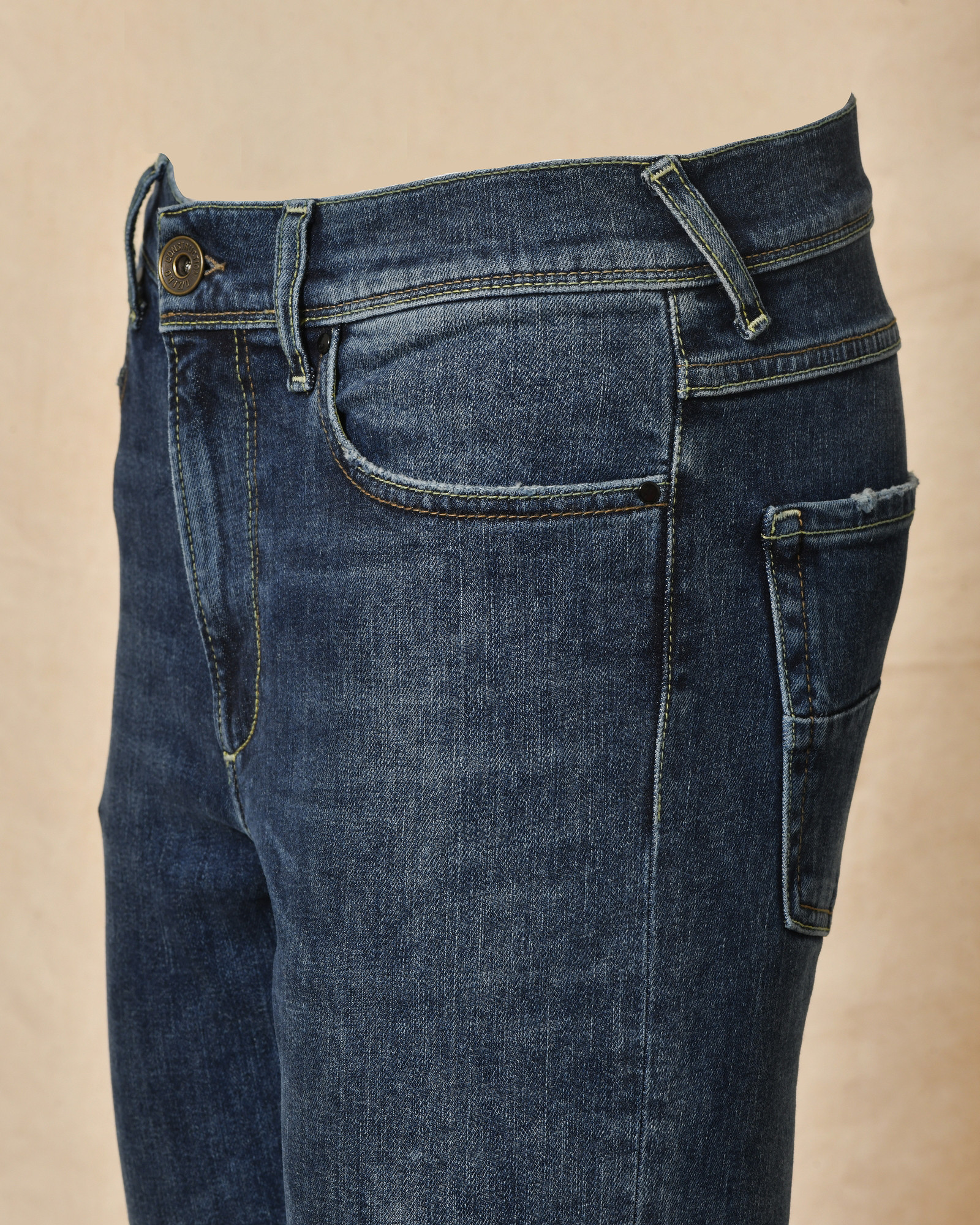 Jean en coton bleu Zero Construction