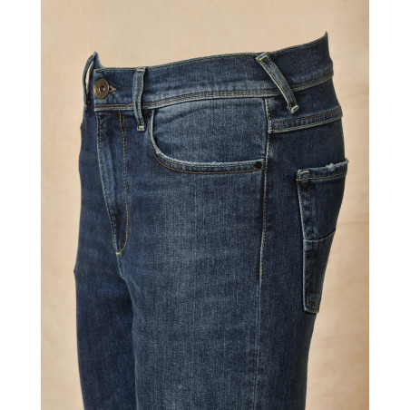 Jean en coton bleu Zero Construction