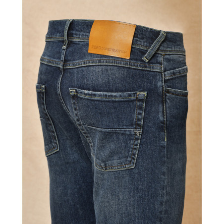 Jean en coton bleu Zero Construction