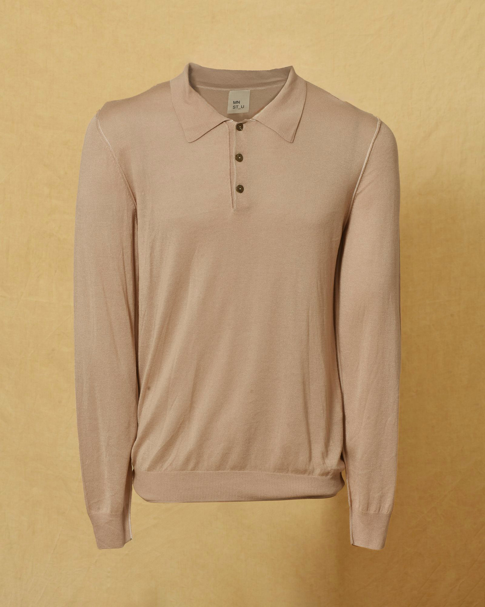 Pull en cachemire et viscose beige Manostorti