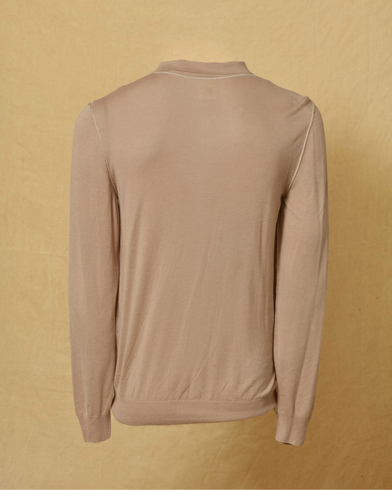 Pull en cachemire et viscose beige Manostorti
